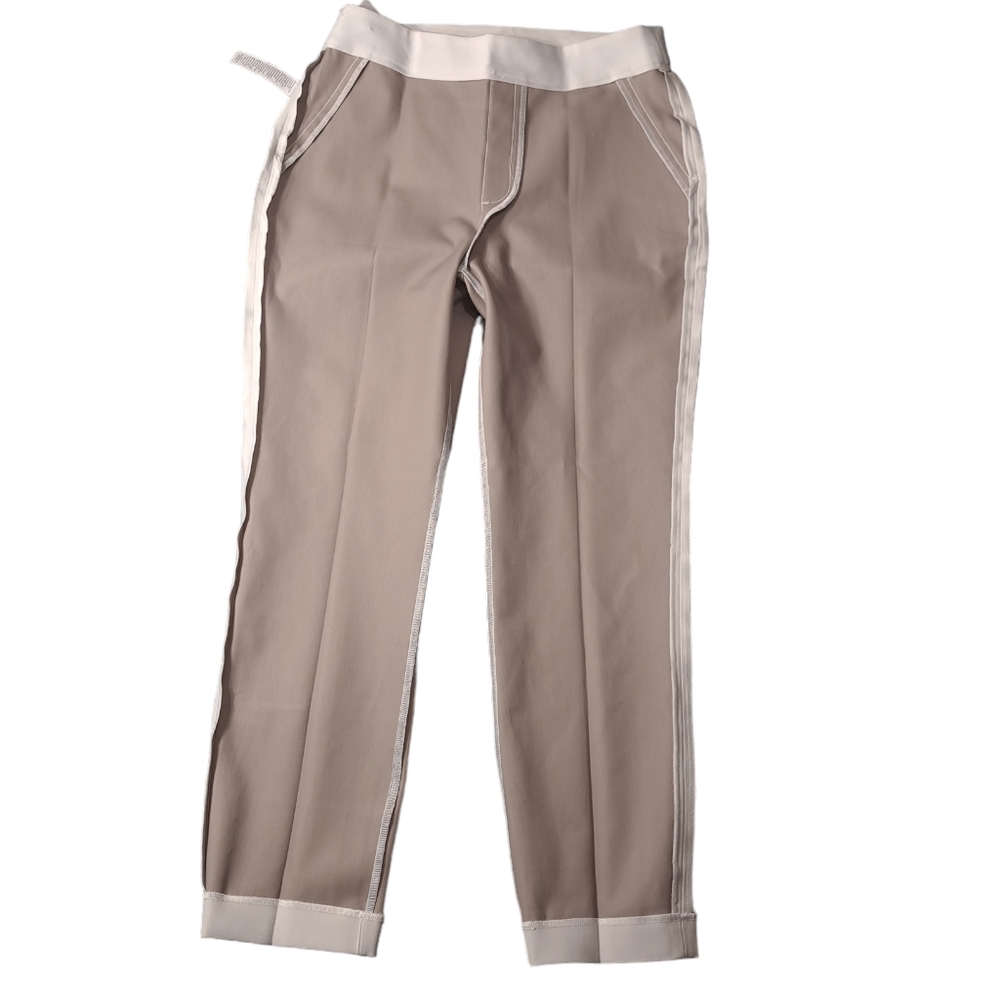SPANX Women's Slim Straight Pants in Classic White Size L 20372R Grey Linings - Picture 5 of 16